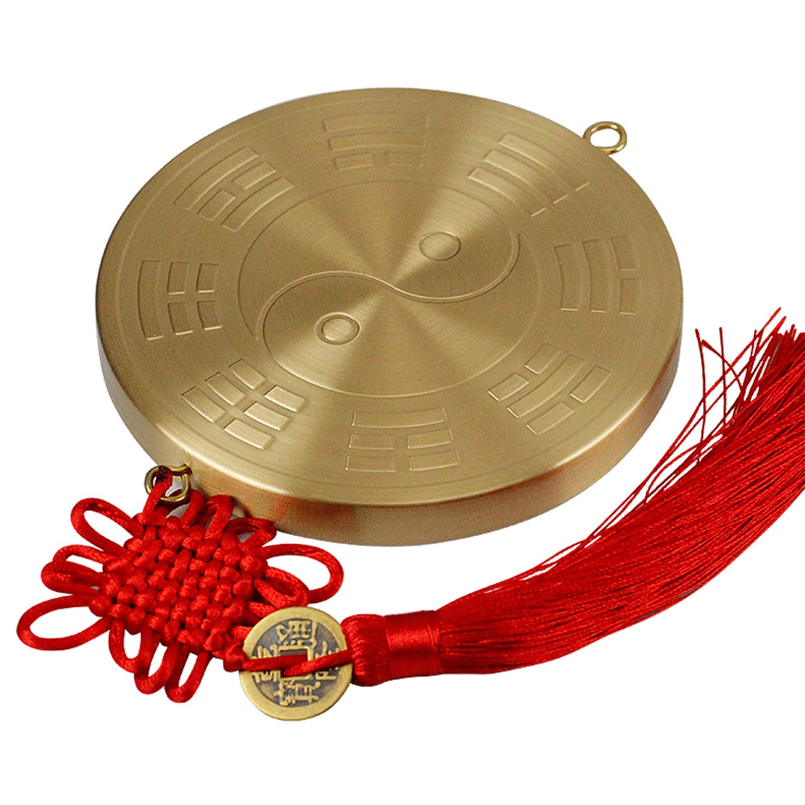 Specchio Concavo di Feng Shui Bagua Chinese Feng Shui convesso Bagua Specchio Bronzo specchio porta casa ciondolo domestico pendente Feng Shui ornamenti (facile da appendere) Per Ornamento di Affari d