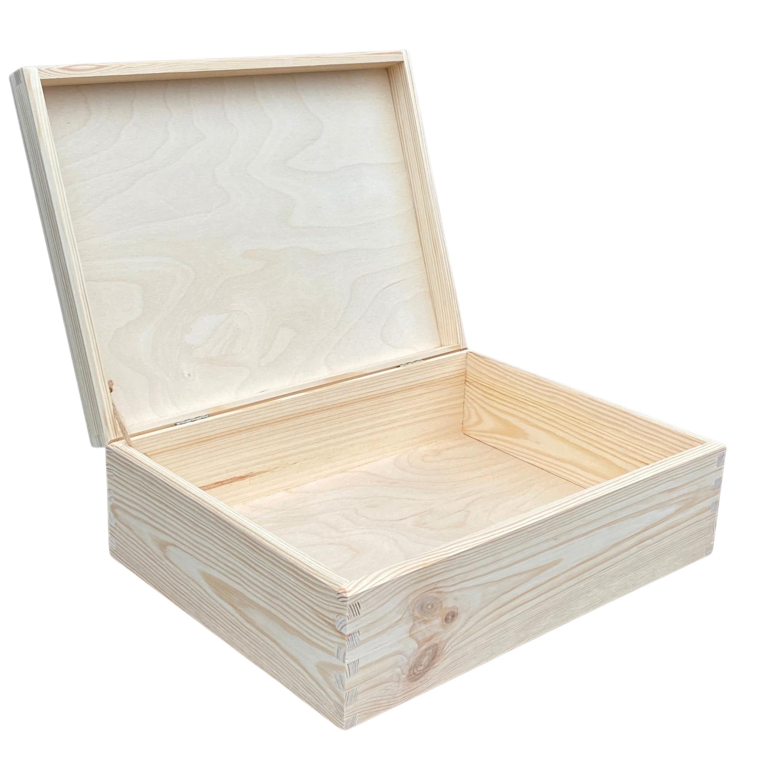 Scatola in legno con coperchio - Scatole & Storage