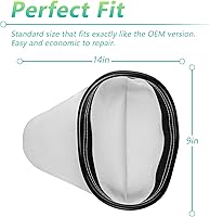 Vista 3 de ANTOBLE Bolsa de tela HEPA 2KE2105000 para Hoover Royal Shoulder Vac Pro Commercial Parts, filtro HEPA mochila limpiador bolsas de vacío compatibles