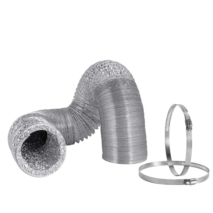 Buy Hon&Guan Double Aluminium Foil Ventilation Ducting 150mm Air Duct