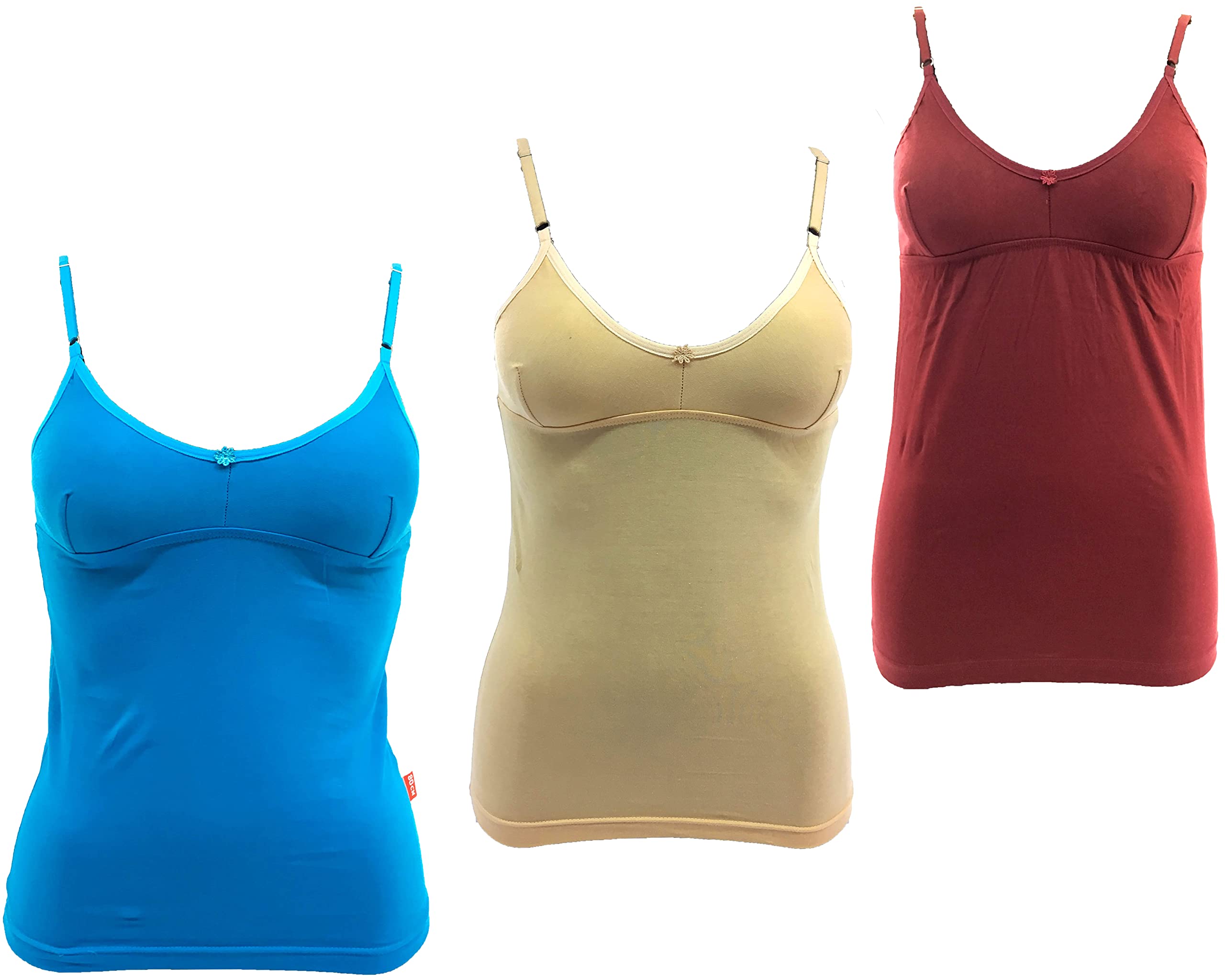 qd fashion Women's Bra Camisole Combo Pack of 3-picture-31