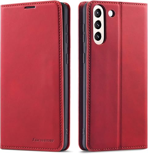 Miniatura 8 de EYZUTAK Funda de piel sintética con tapa para Samsung Galaxy A54 5G, cierre magnético, funda protectora con función atril, ranura para efectivo, a