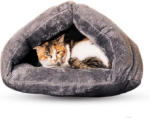 Tienda de campaña pequeña para mascotas, casa cueva, cama para gatos, agujero para nido de interior, portátil, suave, lavable, tapete acolchado