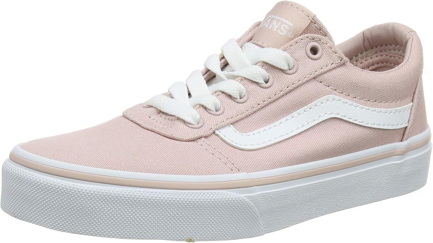Vans Women's Sneaker, Pink Canvas Sepia Rose Oln, 5