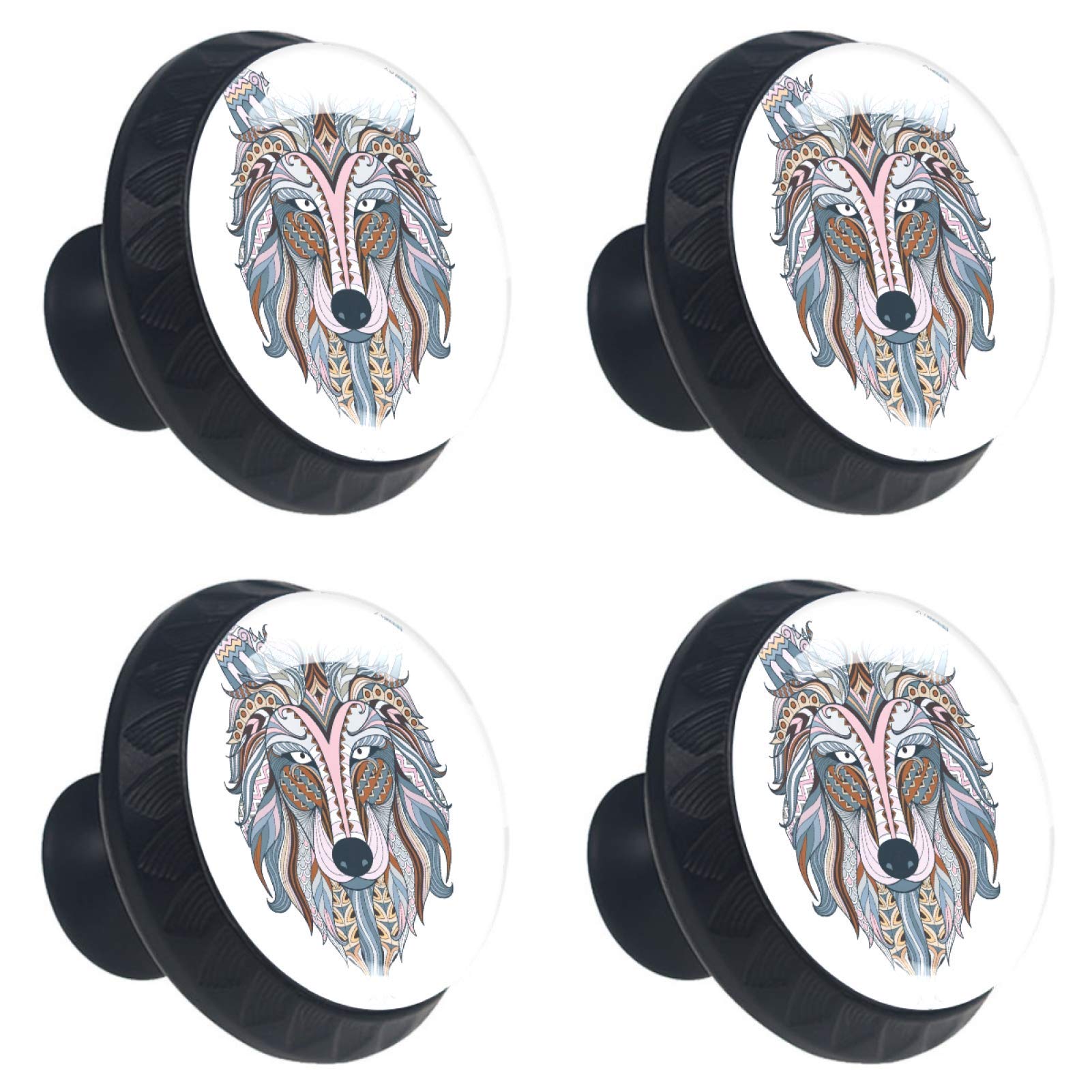 Bouton de meuble loup en verre pour relooker une commode de chambre ou un placard de cuisine