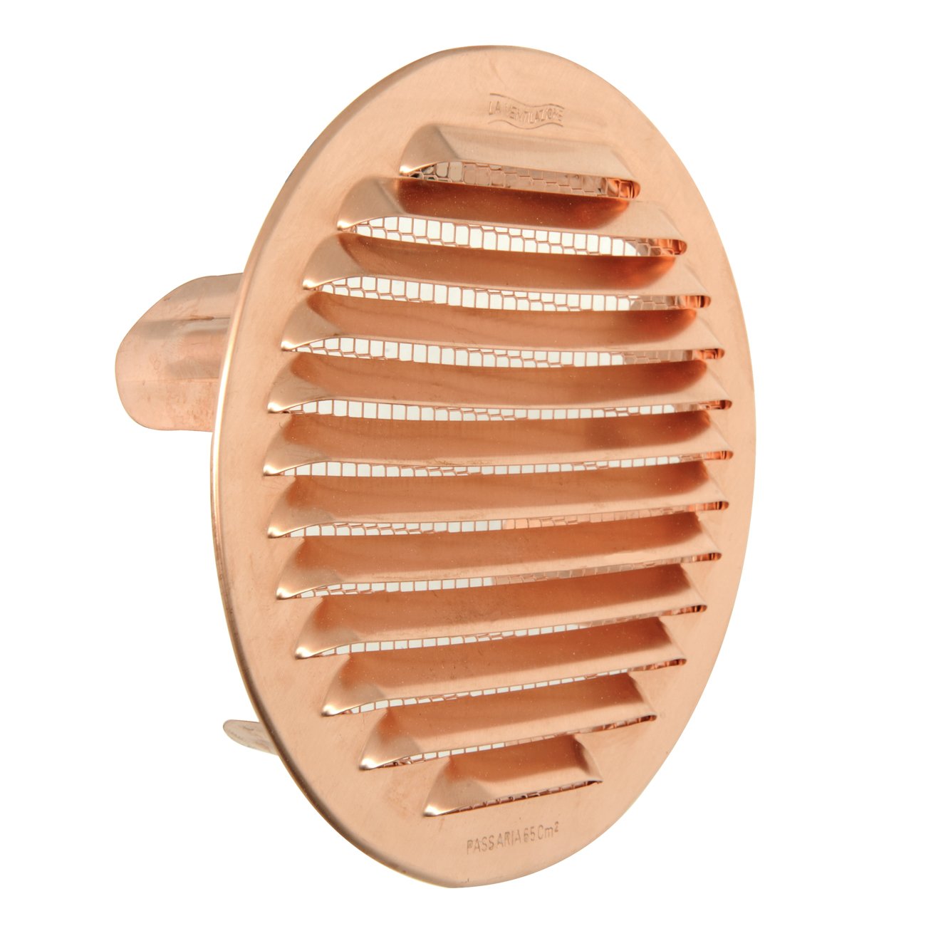 The gtsr125r-y Ventilation Grill Round Recessed, Copper, 150 mm