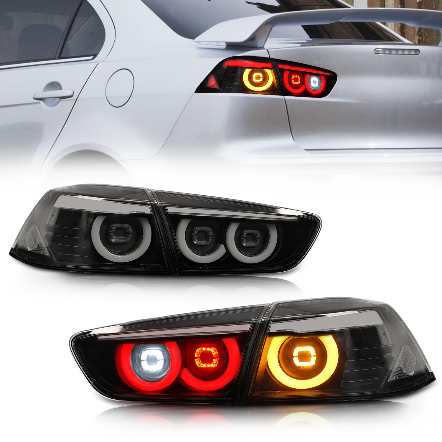 ランサーエボリューション10　後期新車直後外しテール Amazon | CulonランエボX テールランプ ランサーエボリューション10