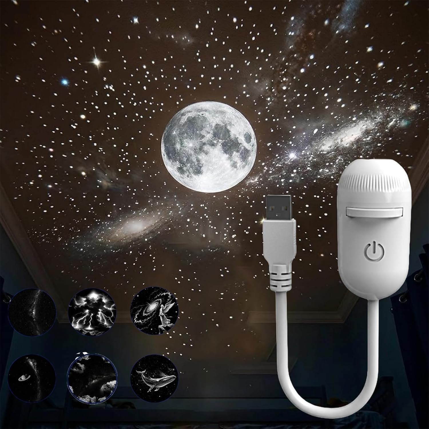 Amazon.co.jp: [Arklove]回転式プロジェクターライト 海 星空 ライト