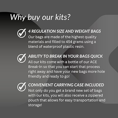 Miniatura 4 de Legendary  ACE Pro Cornhole Bags + PRO Kits  Doble cara Slick Stick para todo tipo de clima  Bolsa opcional para romper y llevar  Juego de 4