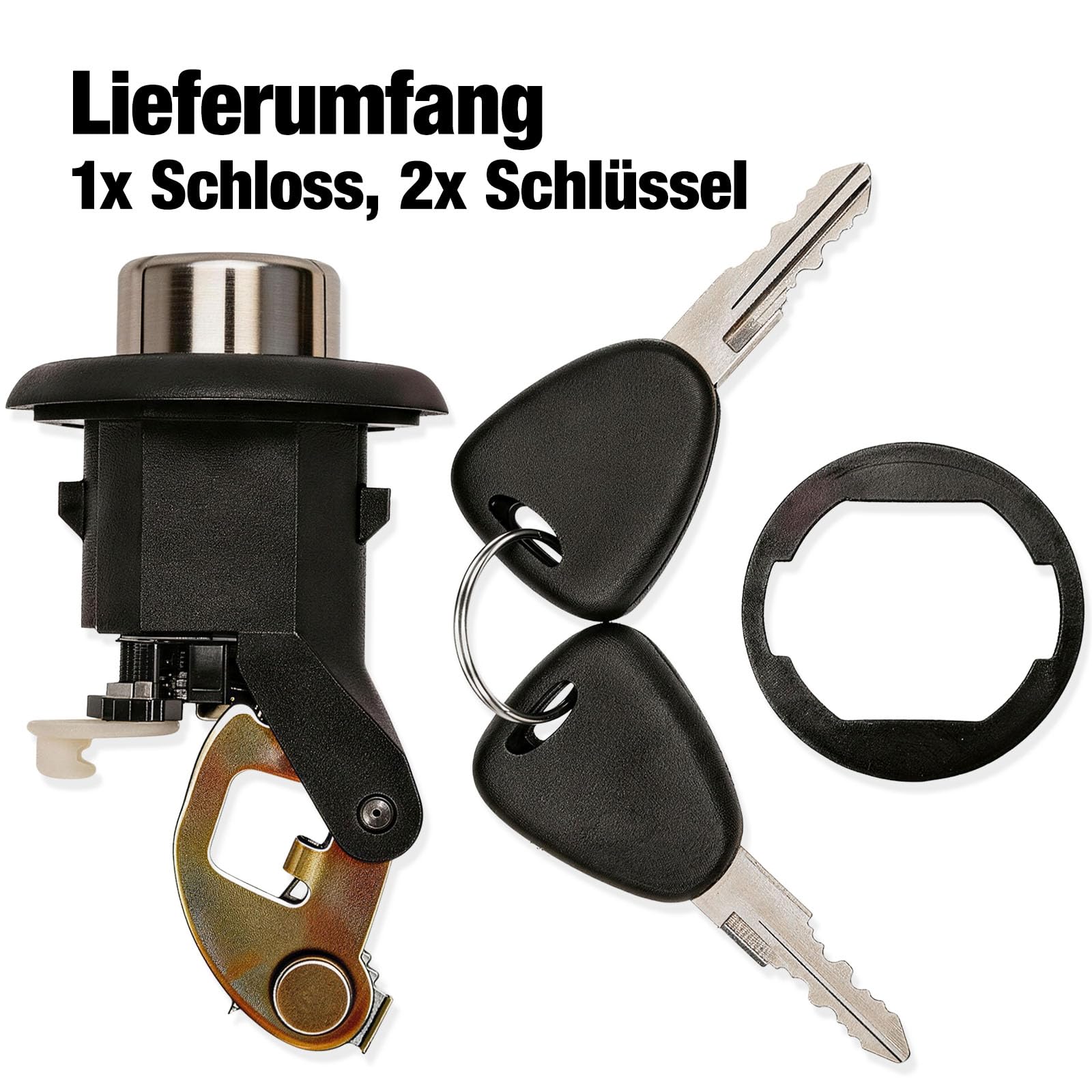 Serrure de coffre compatible avec Logan I (2008-2013) et Sandero I (2008-2012), serrure de hayon de rechange pour OE 905020198R