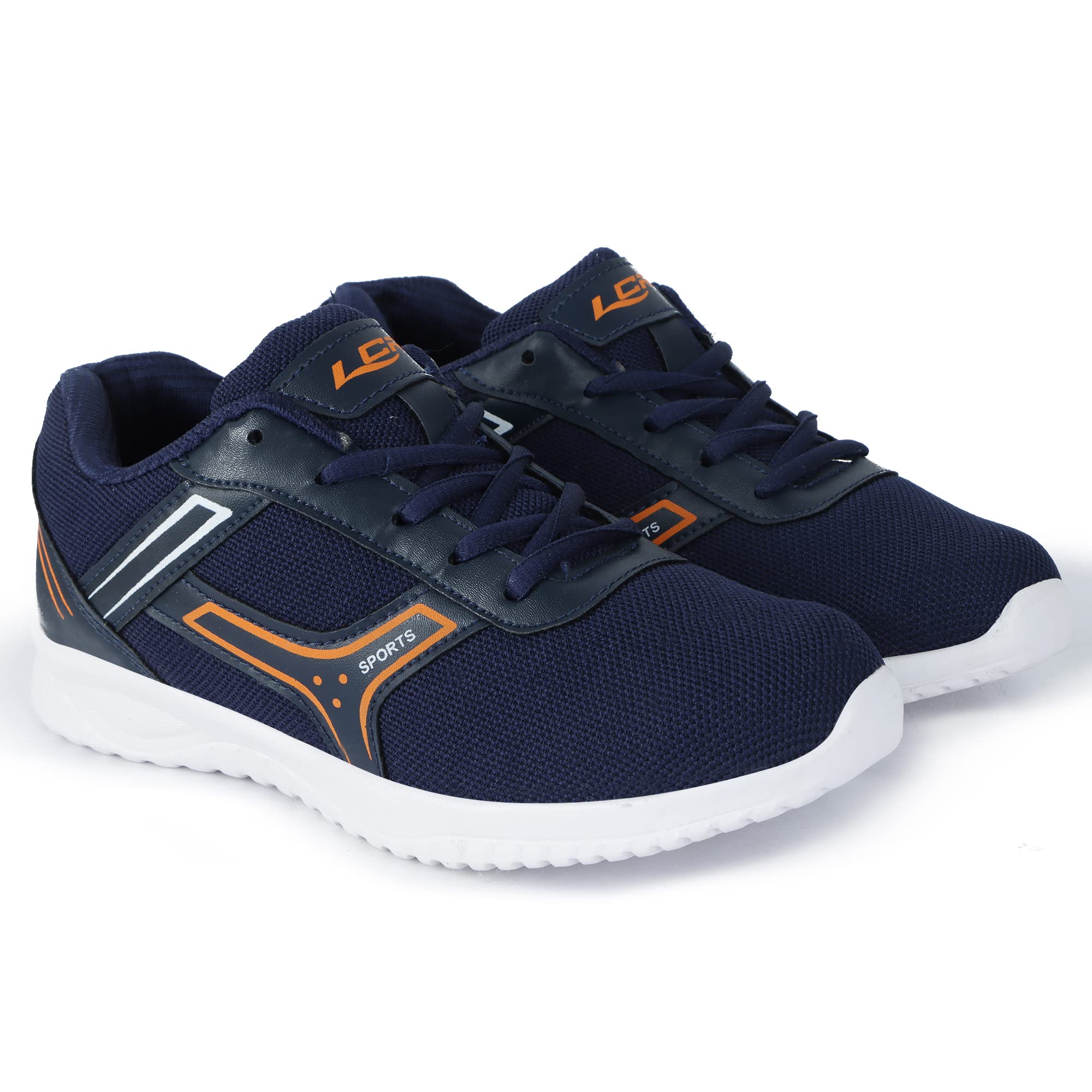 LANCER Kids JUNIOR-117NBL-ORG Navy Blue/Orange Sports & Outdoor Running Shoes (B0BWJWS3MS) Amazon Price History, Amazon Price Tracker