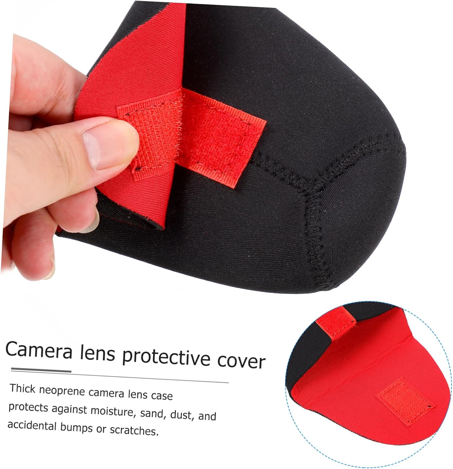 STOBOK 10pcs Neoprene Lens Pouch Case Shockproof and Protective Camera Lens Carry Bag for and Mirrorless Cameras for Travel and Storage