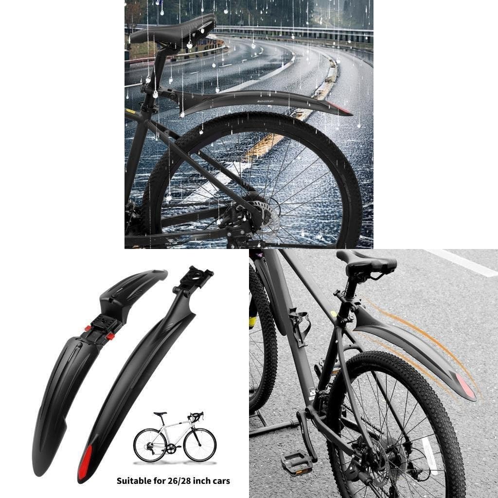 Parafango Set parafanghi Anteriori e Posteriori parafango Bici | I parafanghi per biciclette pieghevoli addensano le biciclette da montagna