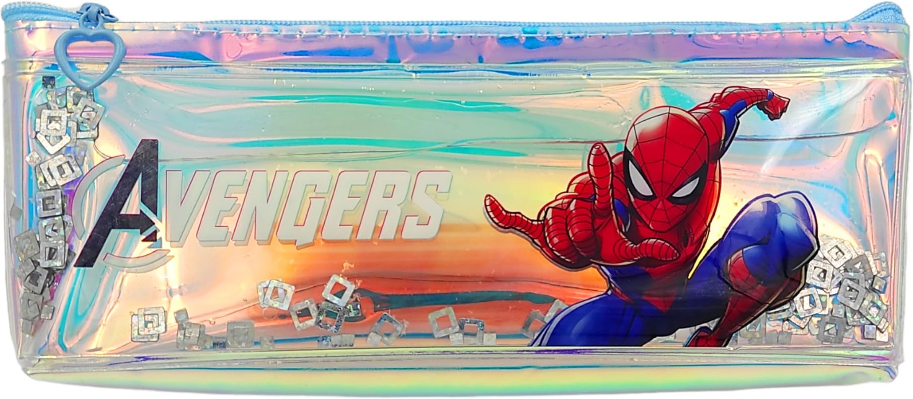 DISHVY® Spiderman Pencil Pouch|Water Glitter Pencil Pouch| Spiderman Art Plastic Pencil Box (Set of 1, Multicolor) (B0CHF2774D) Amazon Price History, Amazon Price Tracker