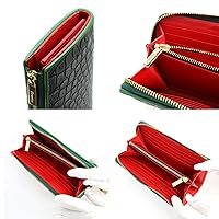 Amazon | [レヴェッタ] クロコダイル ワニ革 L字型 ラウンド