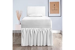 Dorm Bed Skirt - Twin XL, 32 Drop