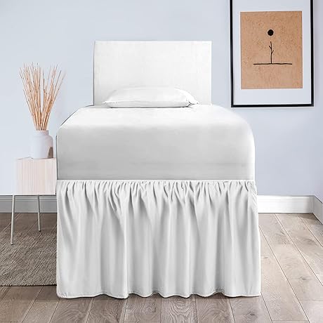 Dorm Bed Skirt - Twin XL, 32 Drop