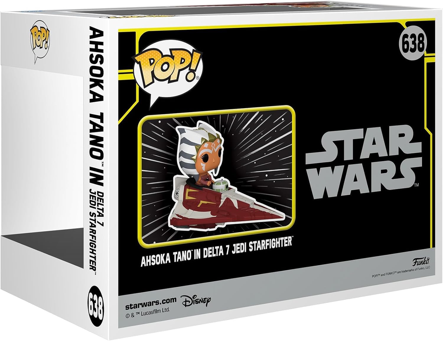 Funko Pop! Ride Super Deluxe: Star Wars Hyperspace Heroes - Ahsoka Tano in Delta 7 Jedi Starfighter, Special Edition #638 (Special Edition) : Amazon.ca: Toys & Games
