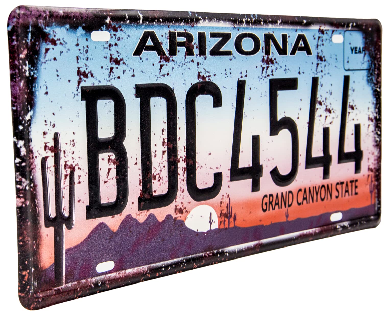 Tabliczka rejestracyjna w stylu retro – Route 66 – Arizona – USA Vintage Auto Motorway, tabliczka blaszana, 30 x 15 cm