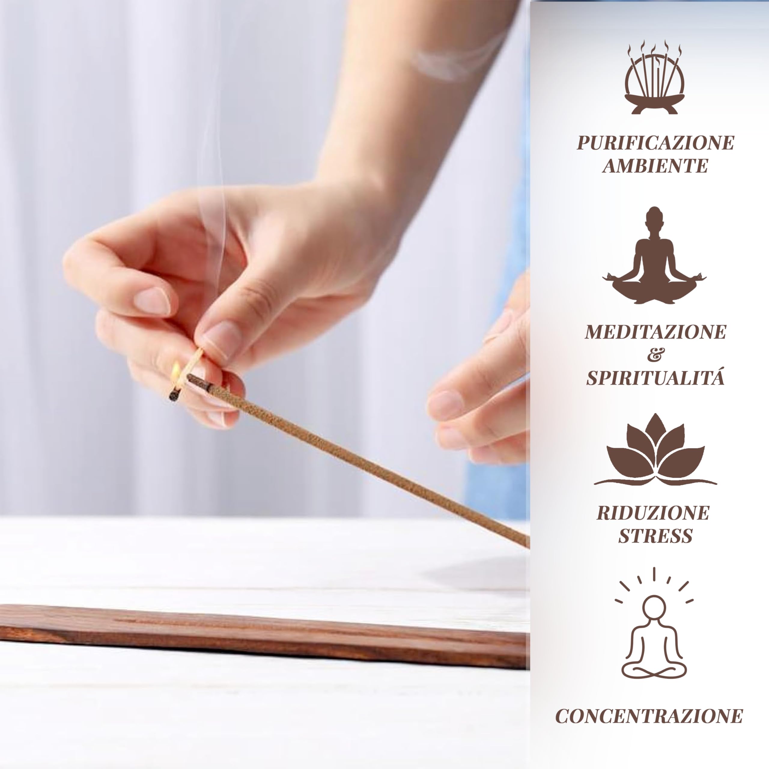 Incensi Naturali Golden Nag - Set 3 Fragranze: Palo Santo, Champa, Meditation Per Purificazione E Relax
