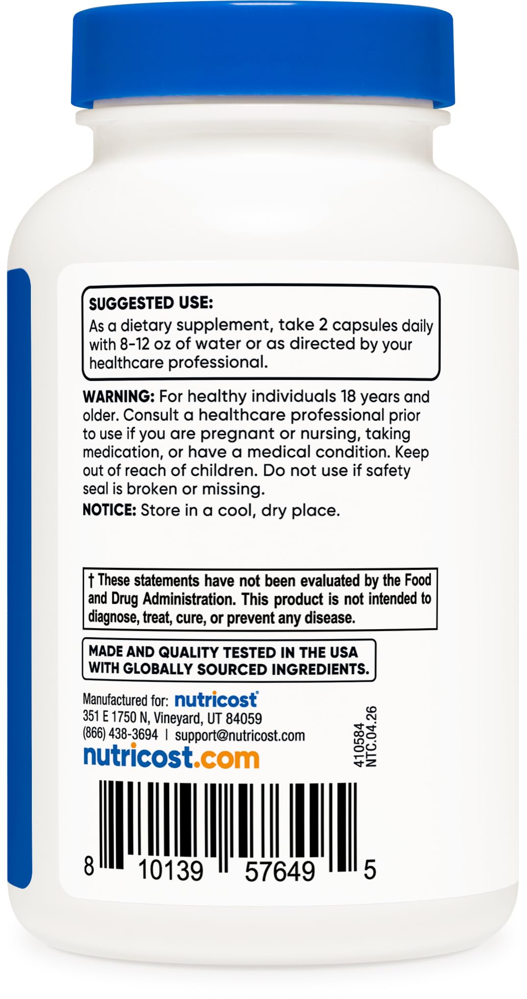 Nutricost Super Antioxidants (1000mg) 120 Capsules, 60 Servings — Amazon image 4