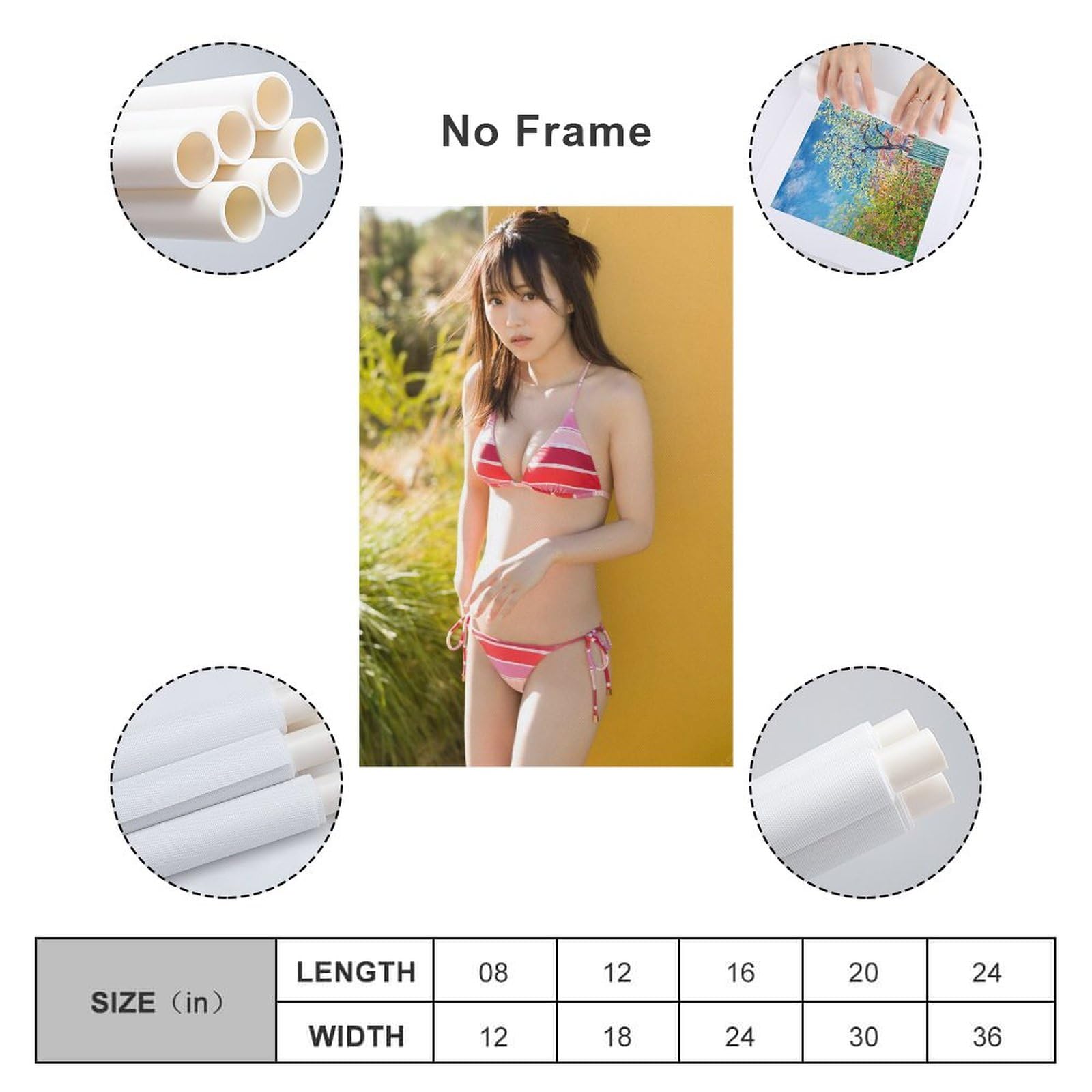 Amazon.co.jp: 新田さちか グラビア水着画像ポスター 印刷 ポスター