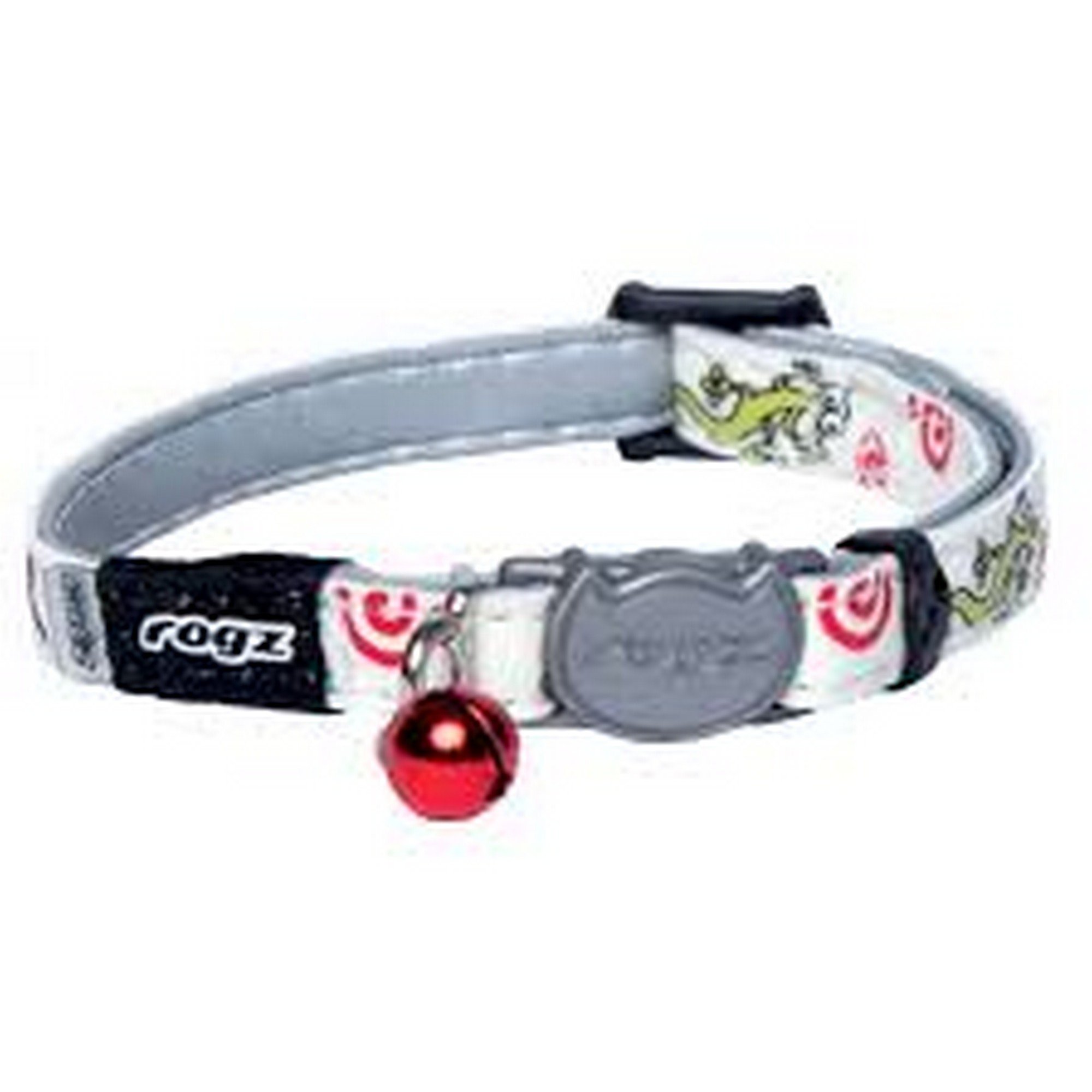 Rogz Glowcat Cat Collar (One Size) (Gecko)