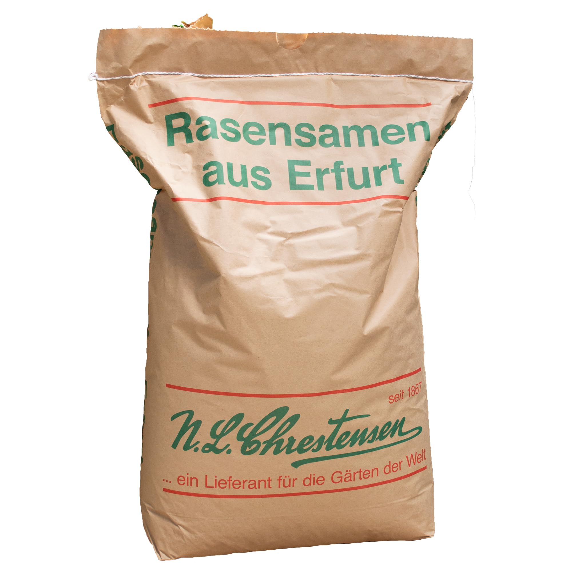 N.L Chrestensen 10kg Rasensamen Sport und Spiel für strapazierfähige Spielflächen, Hausgärten und Rasen-Nachsaat, Samen schnellkeimend, robust und dürreresistent, 300-400 qm