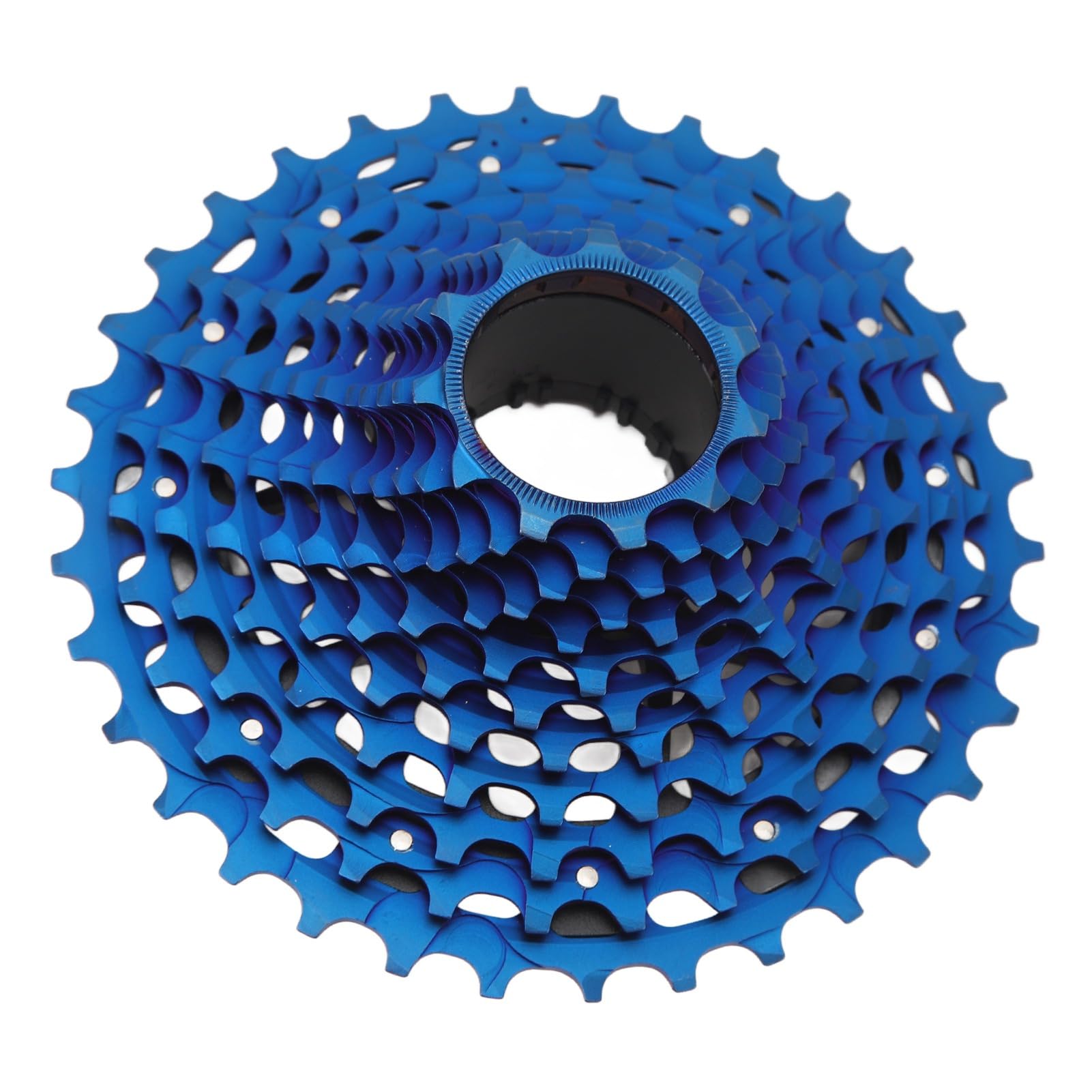 Cosiki Casete de 12 Velocidades, Casete de Bicicleta de Diseño Hueco de Acero de Alta Resistencia Silencioso para Reemplazo