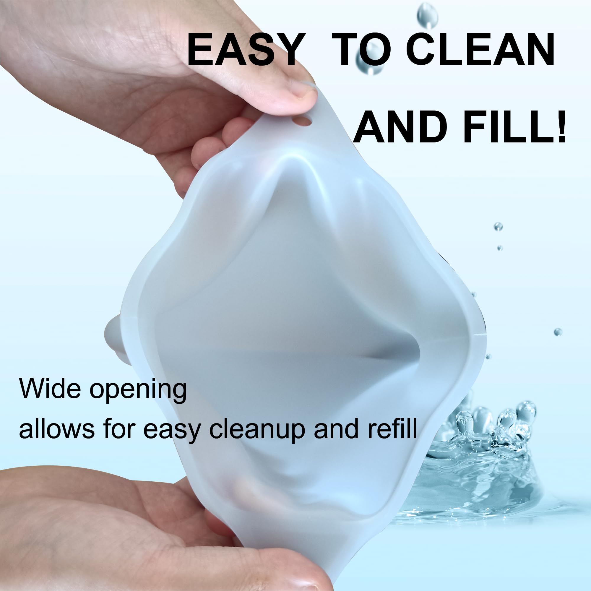 Deepdeem Clear Silicone Enema Bag Kit – 2 Quart Reusable Colon & Detox Care System with 6.75ft Hose & 7 Tips, Non-Toxic Home Colonic Kit for Men & Women (Coffee/Water Compatible)