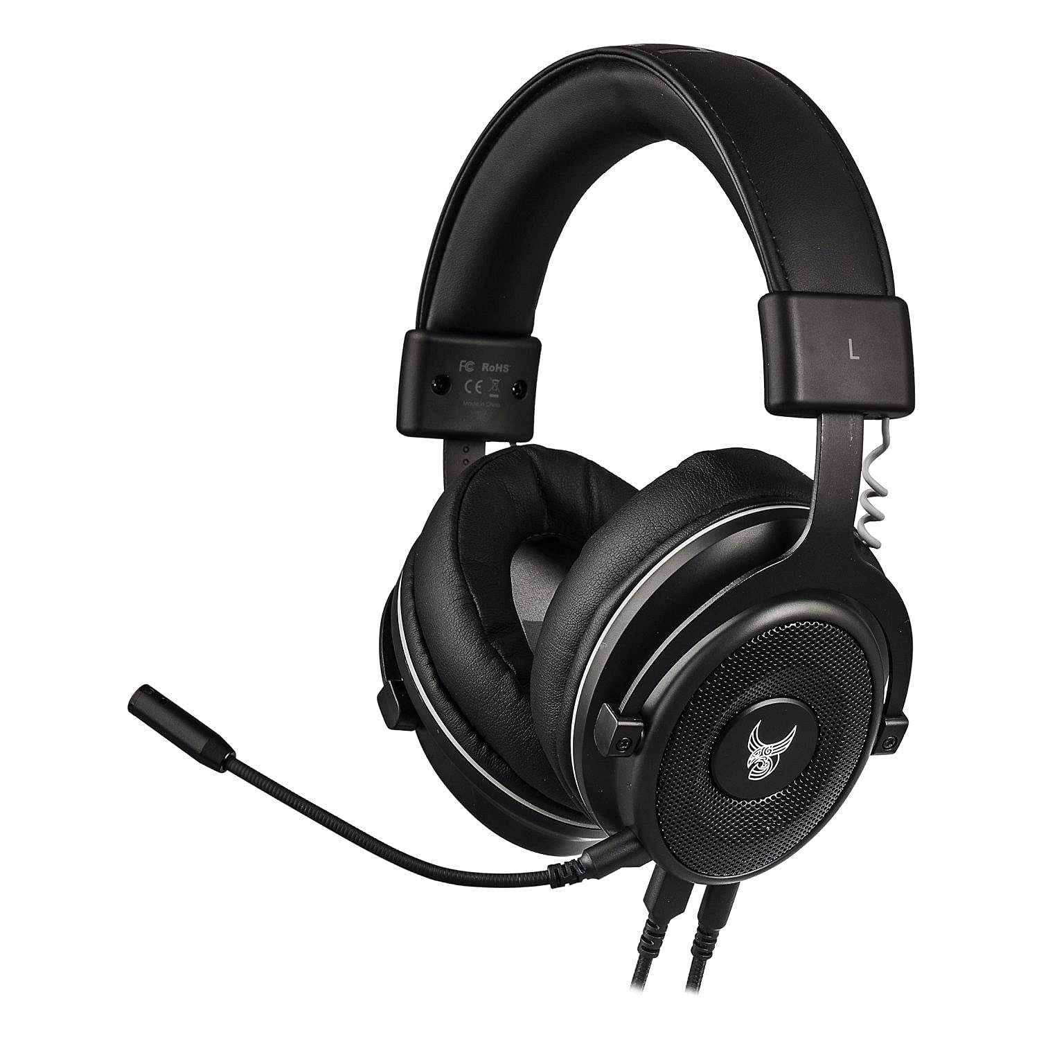 L33T Gaming - Casque Micro Huginn - 7.1 Rétroeclaire - Noir