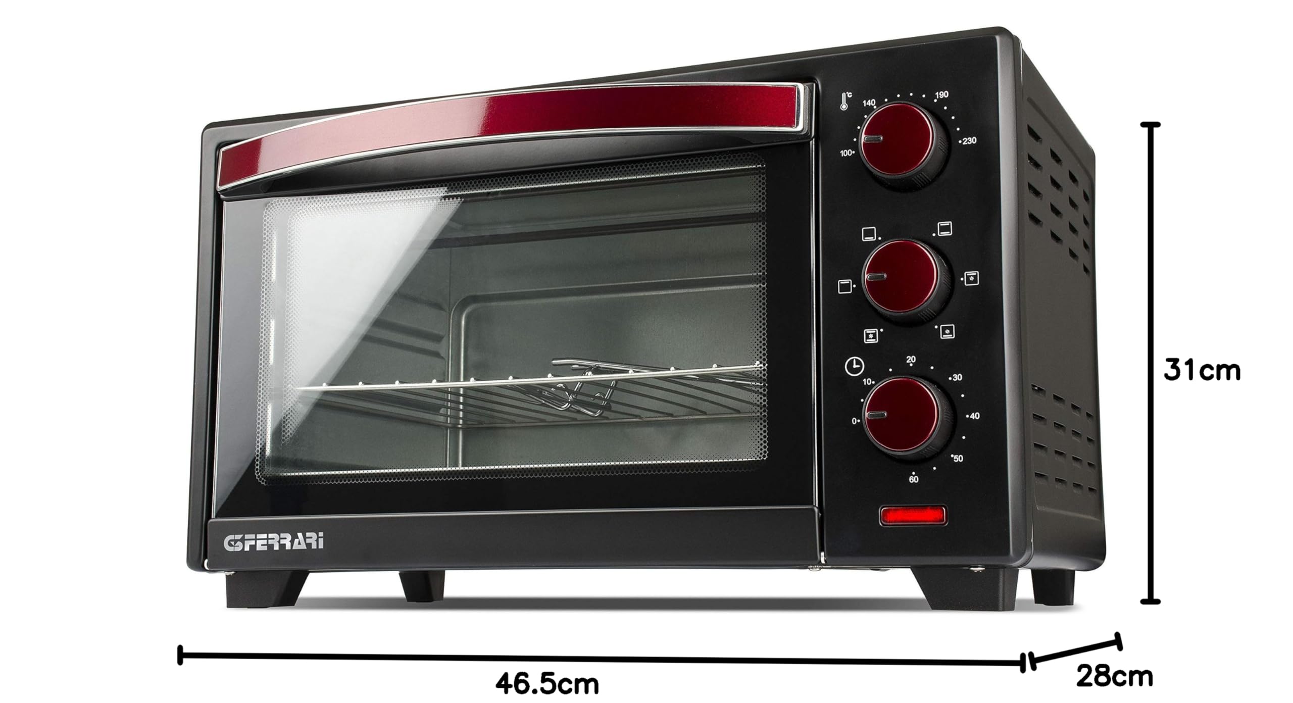 G3 Ferrari Il Moro 20 Forno Elettrico Ventilato, 20 L, 1380 W