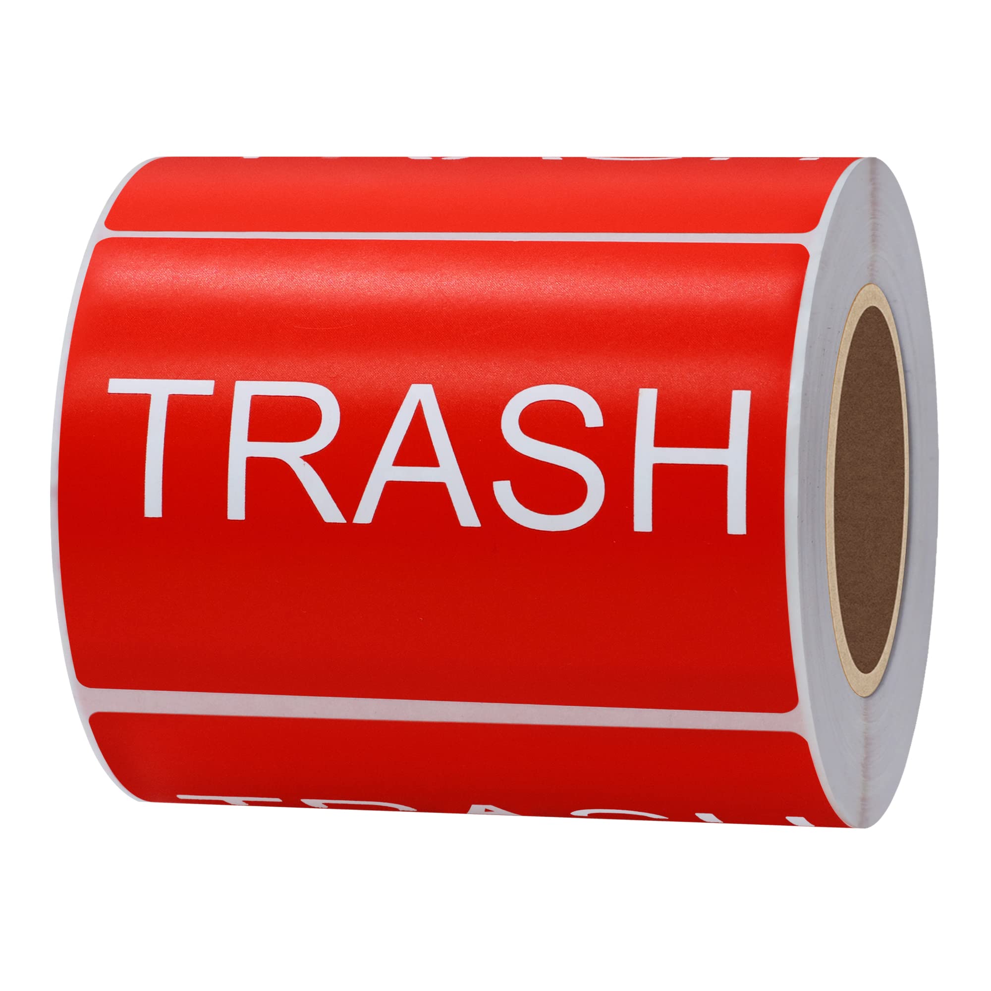 Hybsk 300pcs Trash Stickers 3x2 inch Clean Sign Disposal Reminder Labels for Garbage Homes, Offices, Warehouses