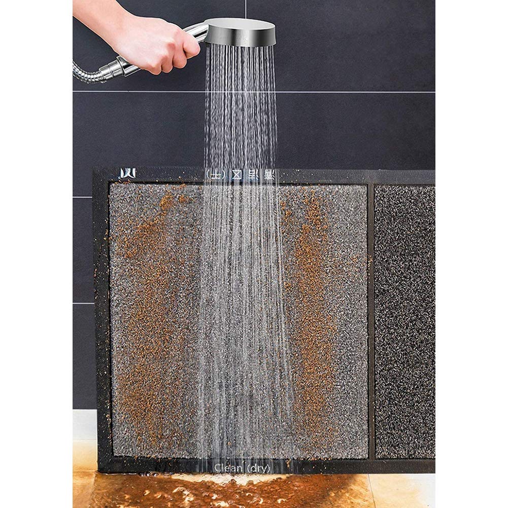 JAWSEU Alfombrilla Desinfectante para El Piso, Zapatos De Limpieza Alfombras De La Puerta Delantera Almohadilla Absorbente De Agua, Felpudos para el Hogar Restaurante Entrada De La Oficina, 45 * 80CM