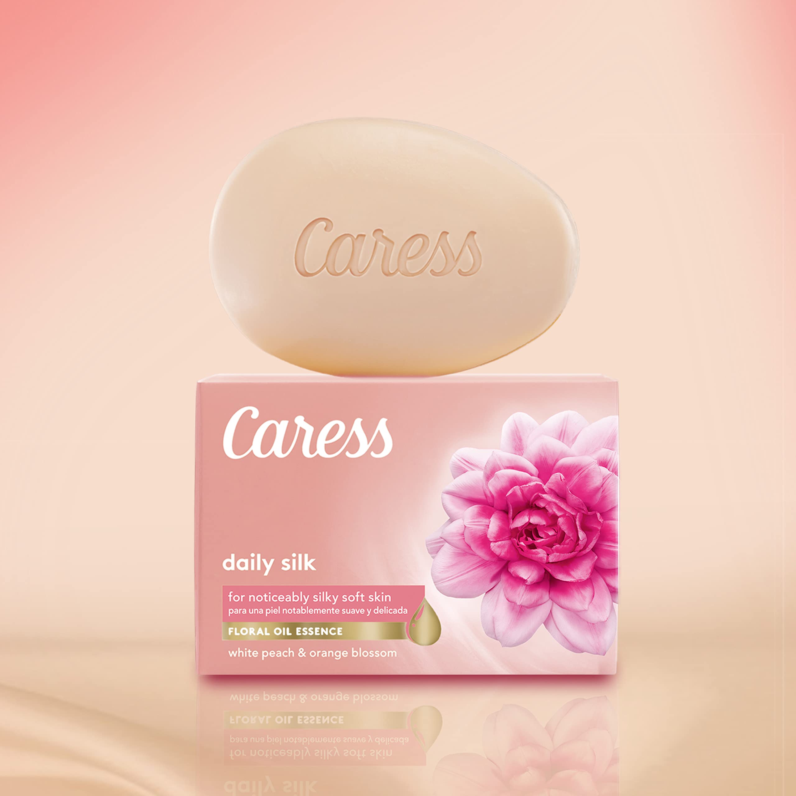 Caress Beauty Bar, codzienny jedwab 113 g, 6 batonów