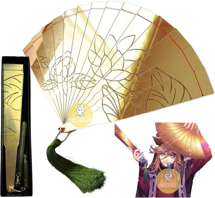 Amazon.co.jp: 童磨 グッズ 扇子 アクセサリー どうま コスプレ 道具
