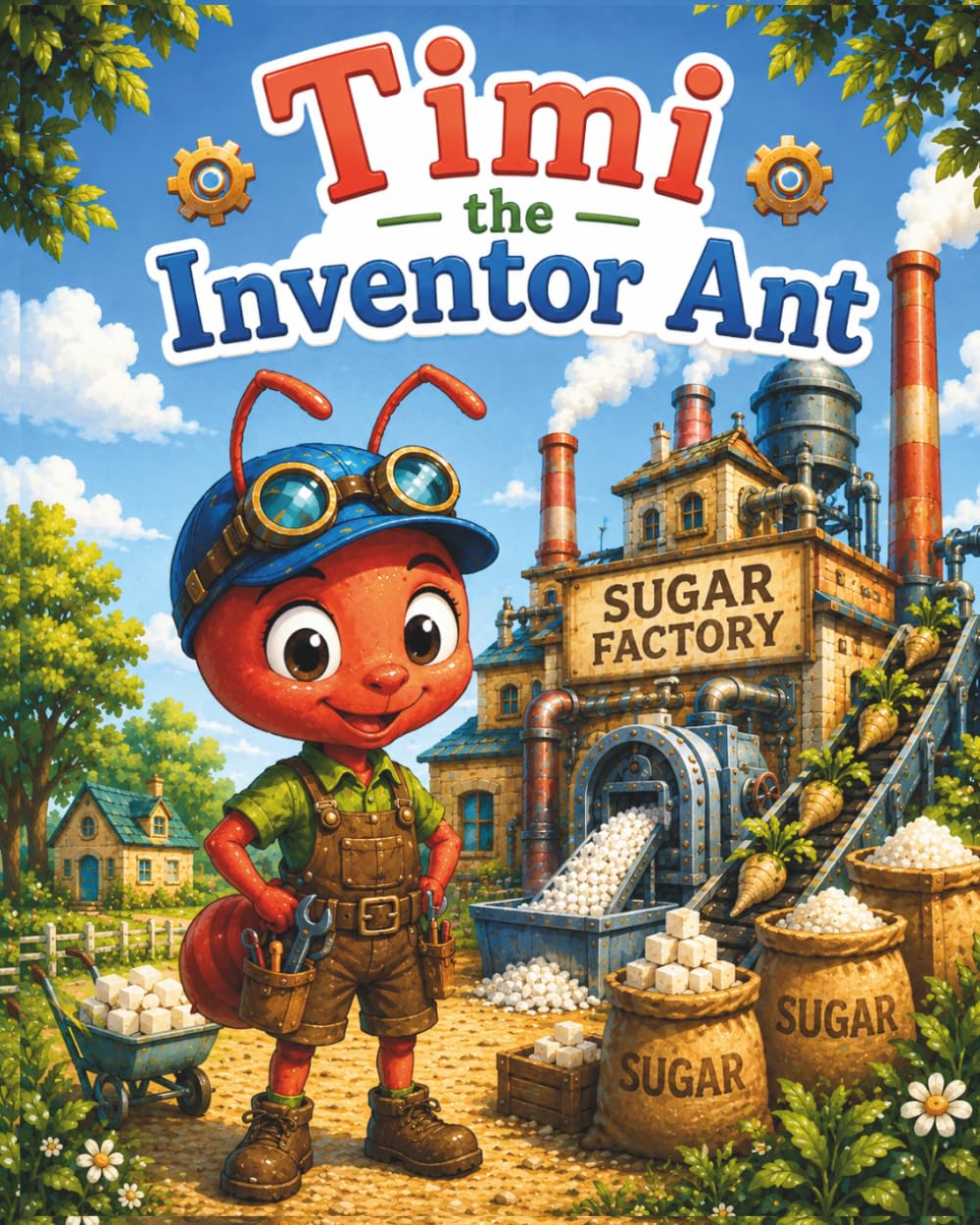 Timi the Ant Inventor: Fairy tale coloring page