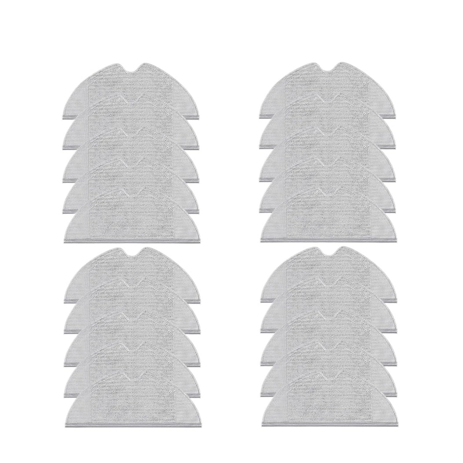 Washable Mop Cloth，Compatible for Xiaomi，Compatible for MIJIA，1C 2C 1T STYTJ01ZHM STYTJ02ZHM Robot Vacuum F9 D9 Wipes Rags Parts(20pcs)