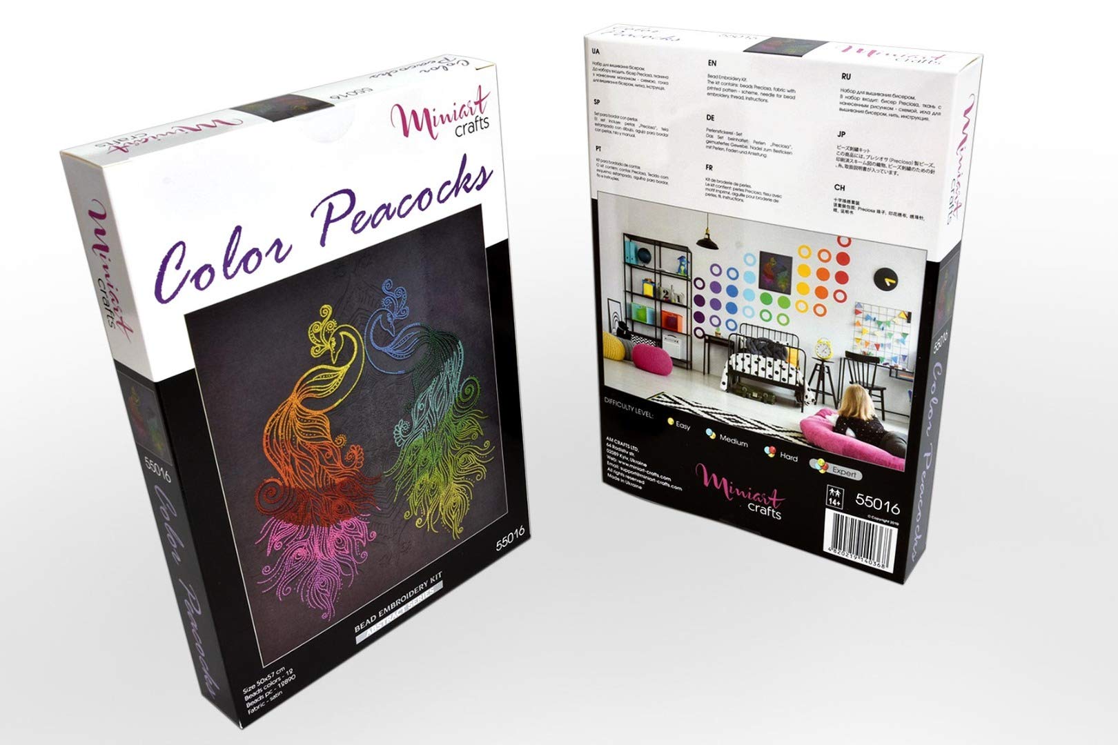 Miniart Crafts Bead Embroidery Kit, Multi, 50 x 57 cm - Image 4