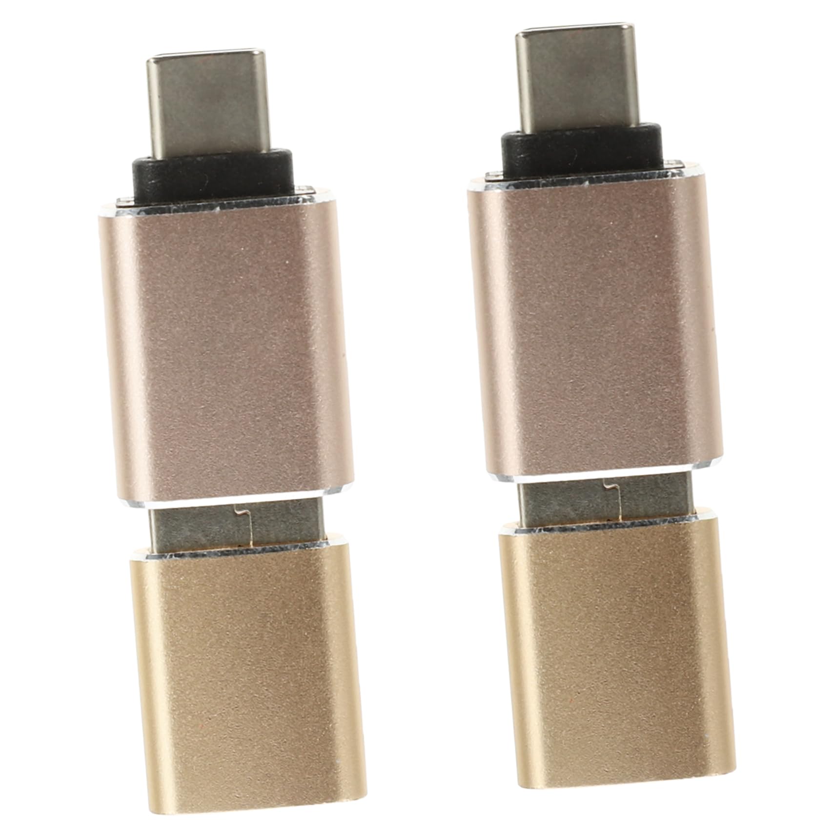 WOONEKY 5 Set Di Adattatori Usb-c A Usb in Lega Di Alluminio Adattatore Otg Lettore Di Schede Esterno Per Laptop/computer 4 Pezzi*5