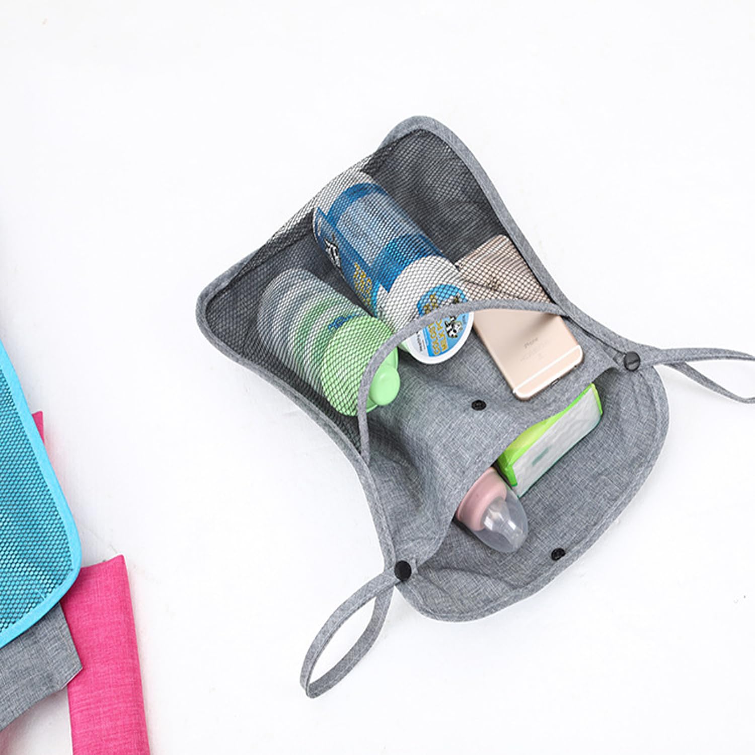 iLulala Universal Baby Stroller Organizer for Uppababy Nuna, Britax, Doona Strollers, Stroller Mesh Bag - Image 4
