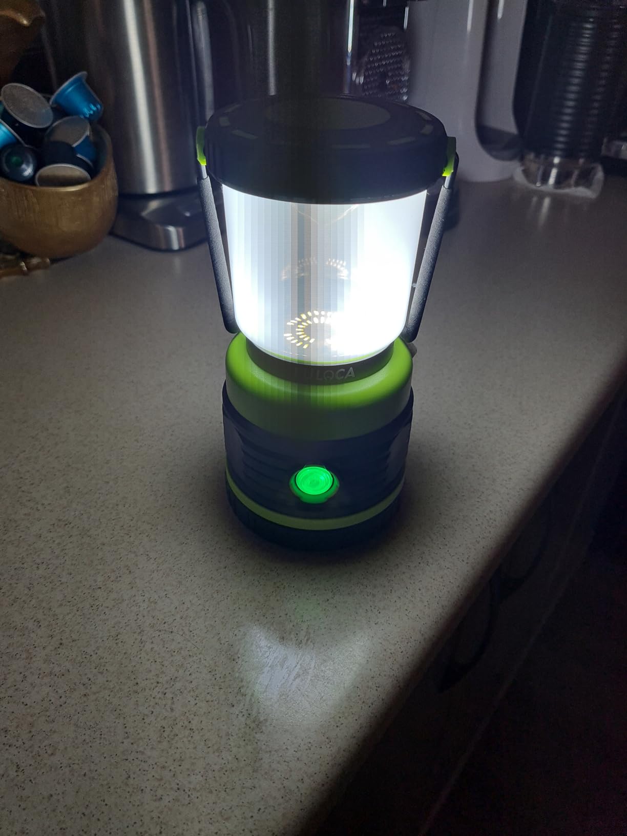 EULOCA Battery Powered LED Camping Lantern, Super Bright Dimmable with