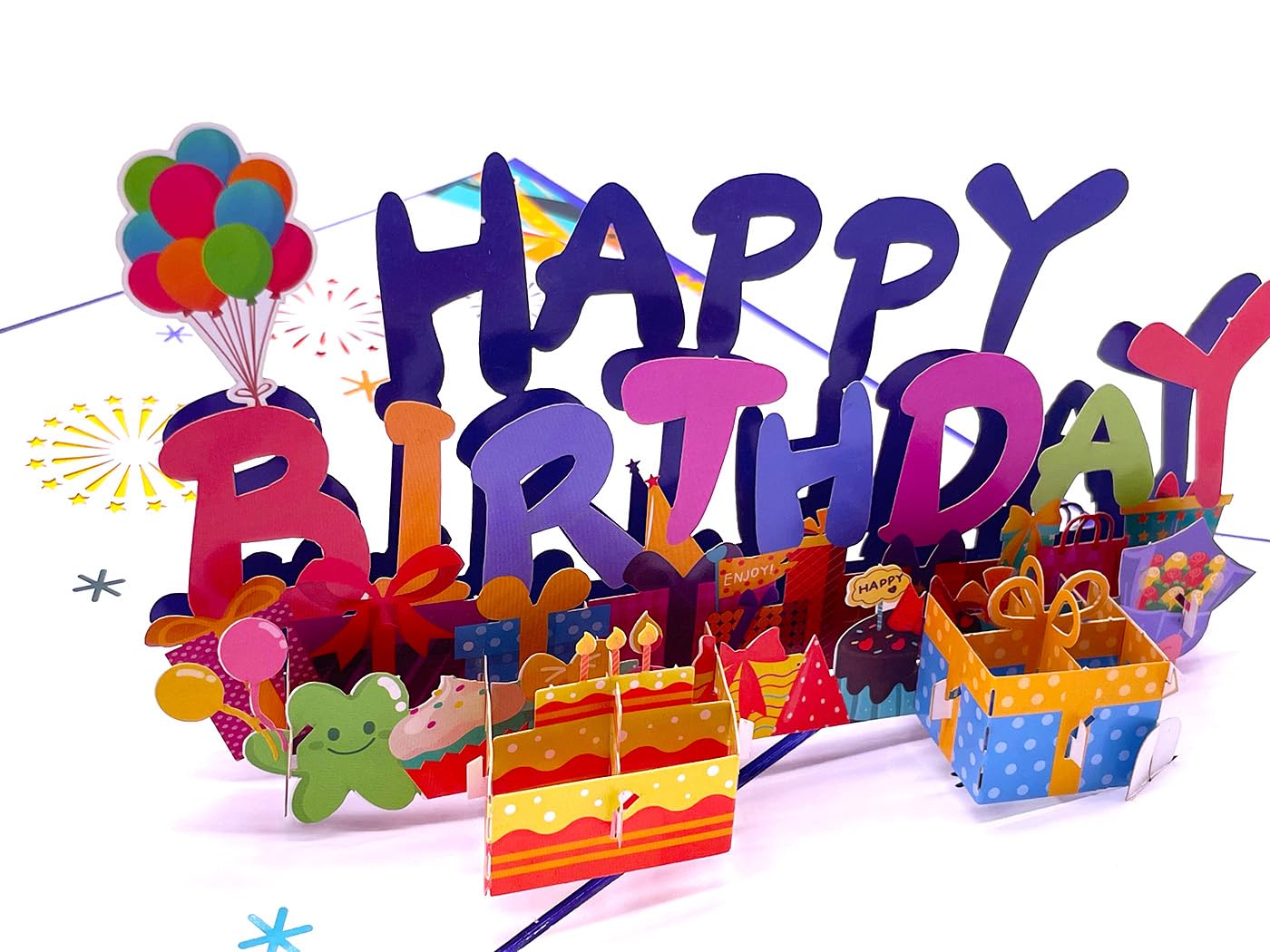 Amazon.com : Annakideya Pop Up Card/3D Happy Birthday Greeting