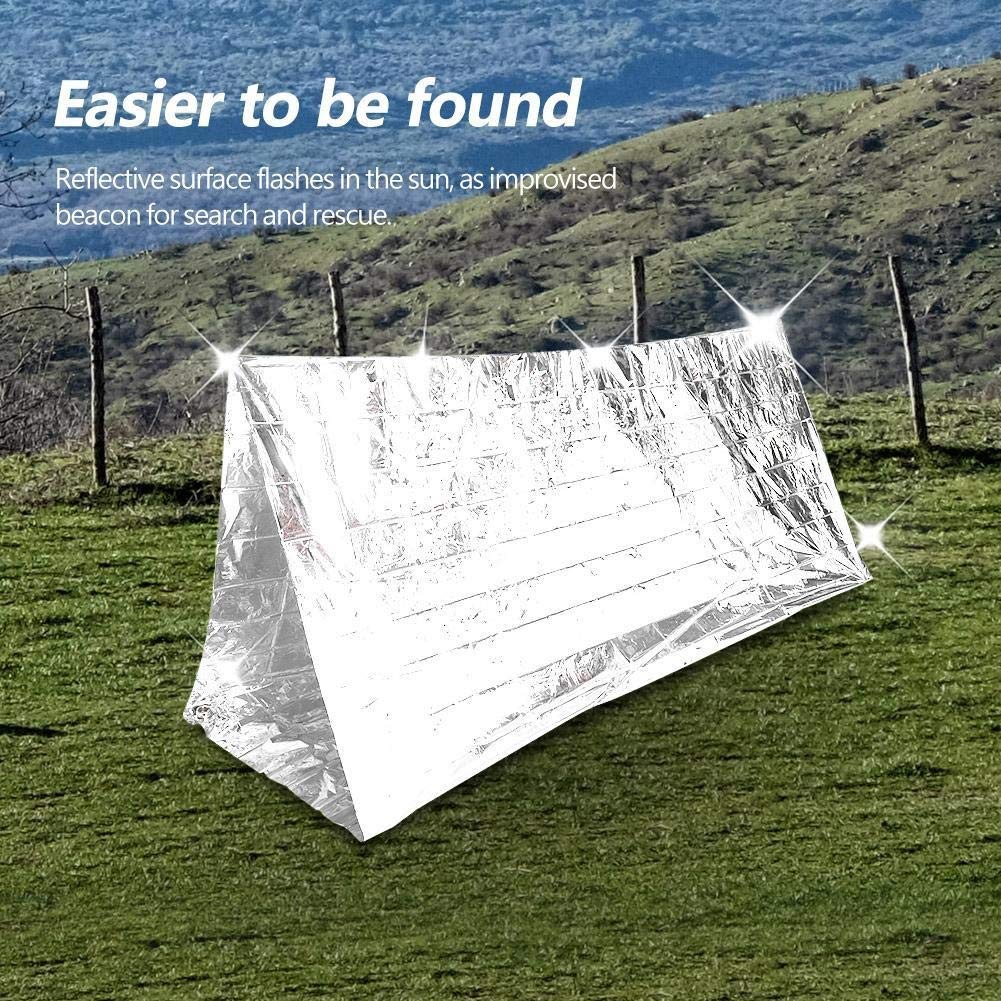 notunterkunft zelt MAGT Notfallzelt, Outdoor Notunterkunft Decke Leicht Reflektierend Tragbares Survival Zelt für Camping Wandern Überleben Sonstiges Type:Polar Max Kcnc Ti Pro Lite Insulated hot tent