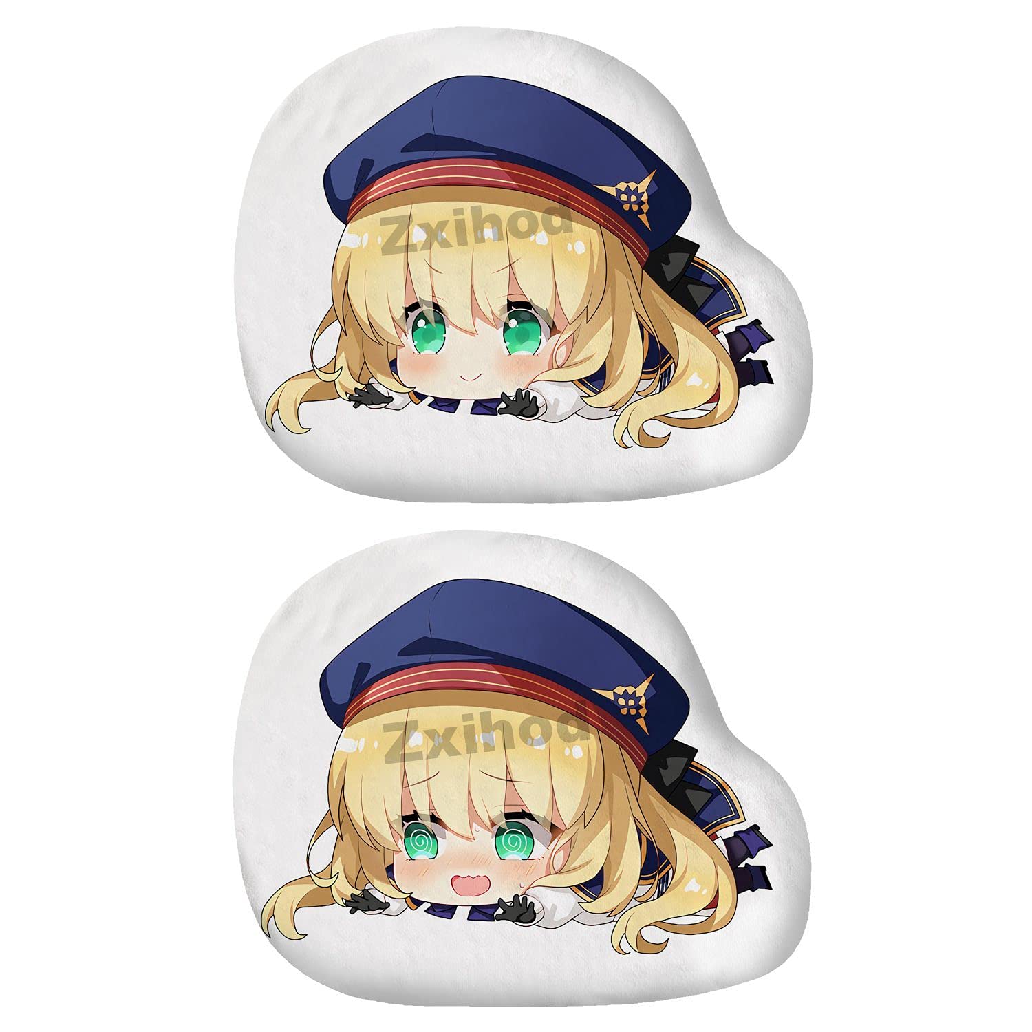 Fate Stay Night Altria Pendragon Lily Plush Pillow Anime Throw Plushie Pillows Janpanese Manga Characters Doll Cushion Fans Gift Decorations for Bedroom (17.7in x 21.6in)