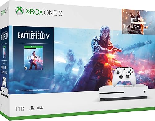 Xbox One S 1Tb Console - Battlefield V Bundle