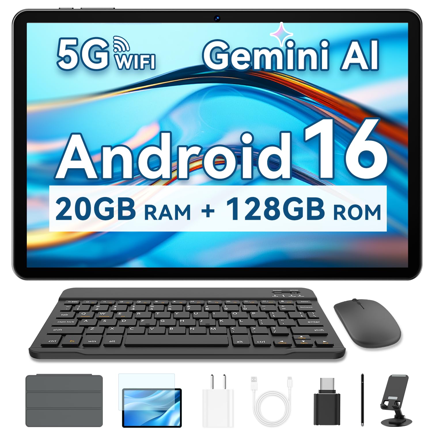 Amazon.com : SVITOO 10 Inch Tablet with Keyboard, Android 16