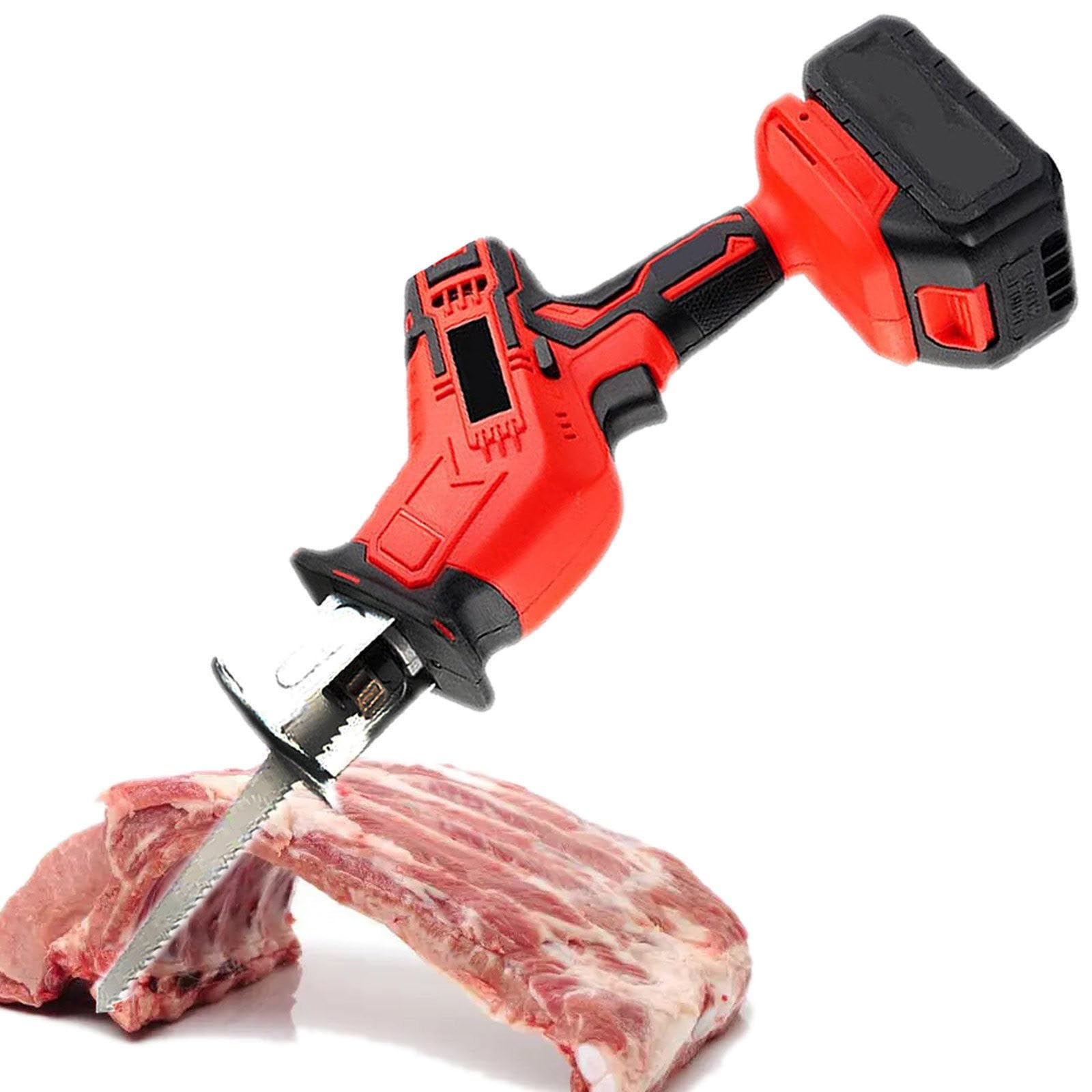 Sega Elettrica Per Ossa E Carne 21V Senza Spazzole - Potente E Portatile, Con Batteria 3.0mAh, Perfetta Per Macelleria Domestica - Foto 4