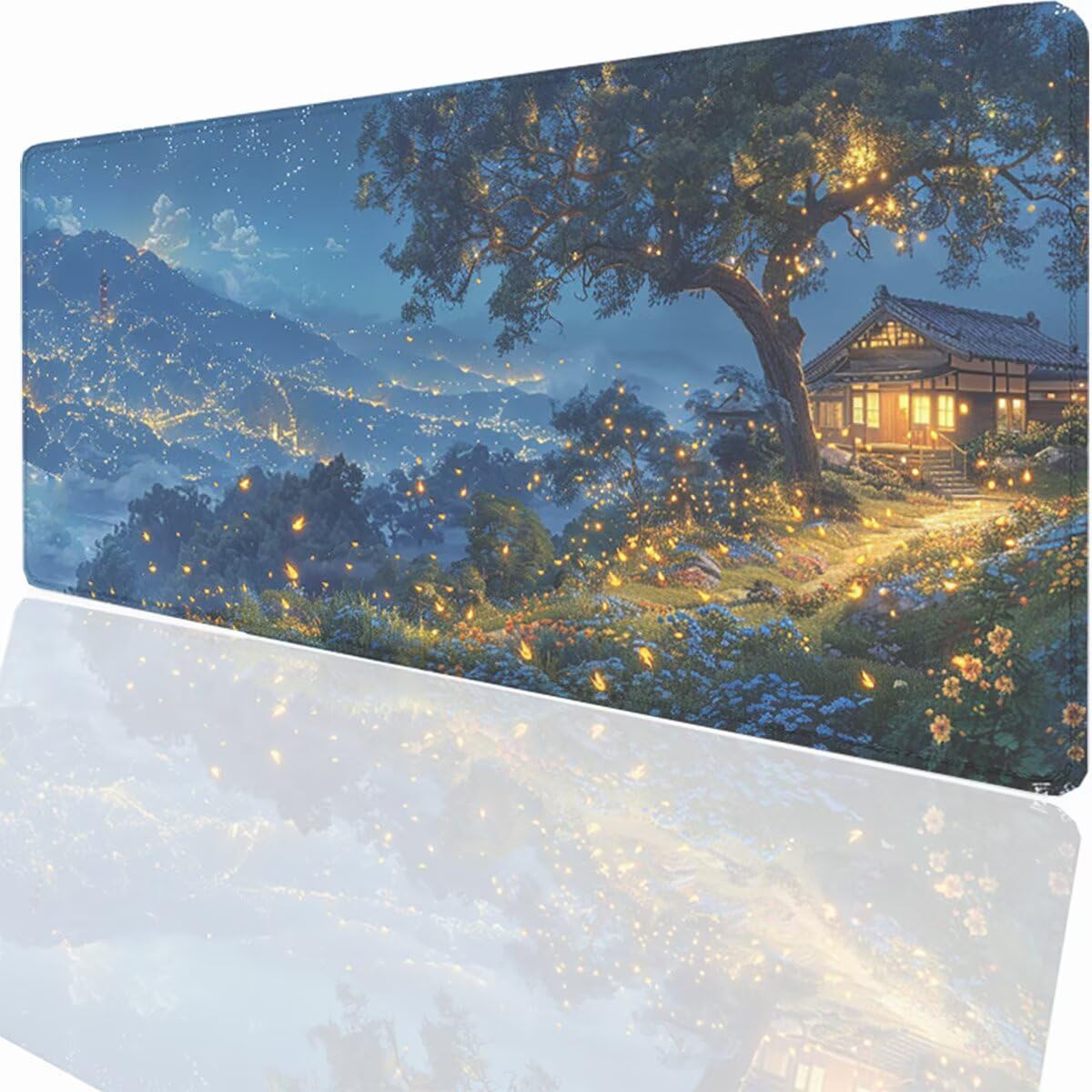 Tappetino per Mouse Gaming XXL 1200x600x3mm– Ufficio Mousepad Grande – Migliora la Velocità e la Precisione Tenuta Stabile Sottomano per Ufficio e Casa Accessori Scrivania Paesaggio PjY12271 N-U