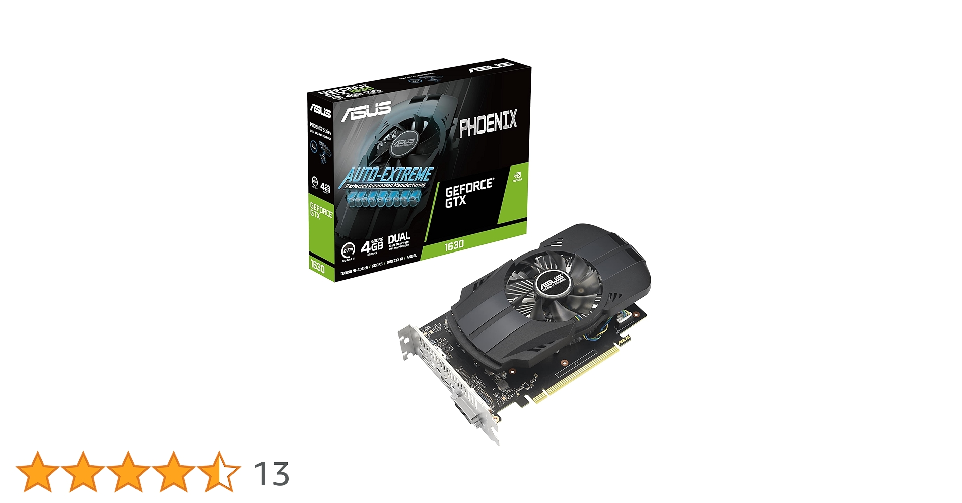 Amazon | ASUS (エイスース) Phoenix GeForce GTX 1630 4GB EVO